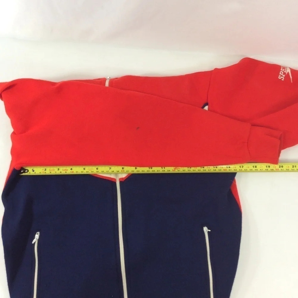 Speedo Men’s Track Jacket Sweatshirt Large Vintage - Picture 8 of 8